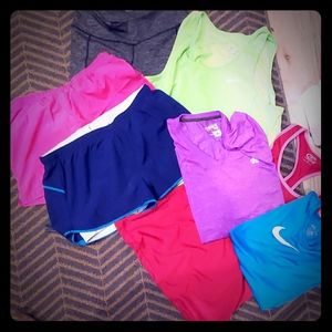 Lot of workout clothes sold out